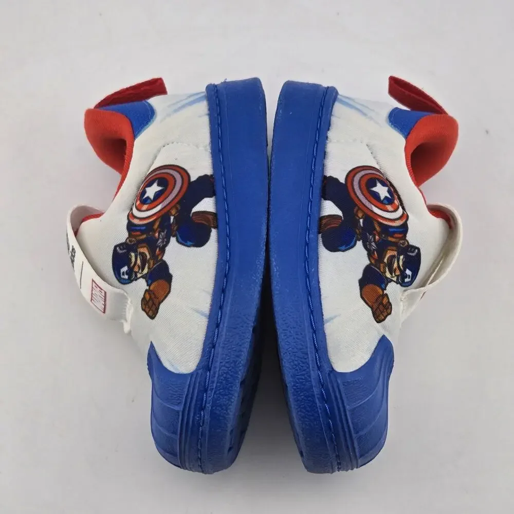 Adidas Superstar 360 Marvel Captain America Toddler Size 4K FX4882 Blue Red